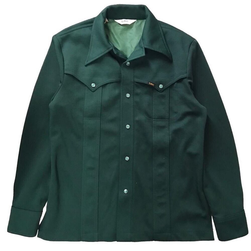 Vintage Rare Lee 70'S Western Shirt Jacket Dairiku‎ Original Story Men's #D1810